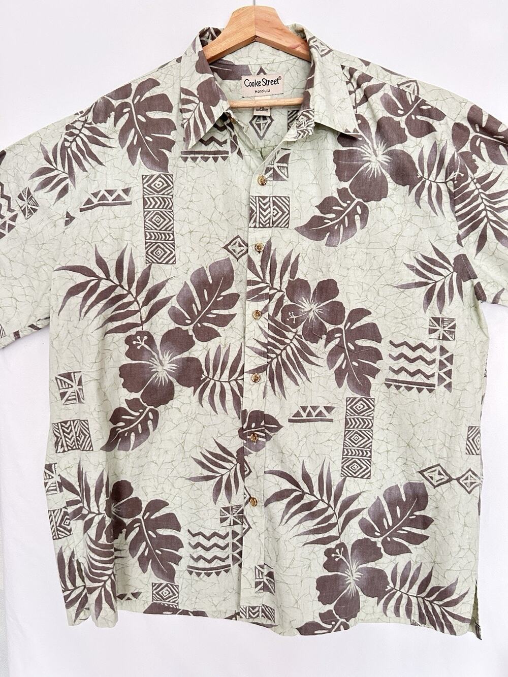 Cooke Street Honolulu 2XL Hawaiian Shirt 100% Cotton XXL